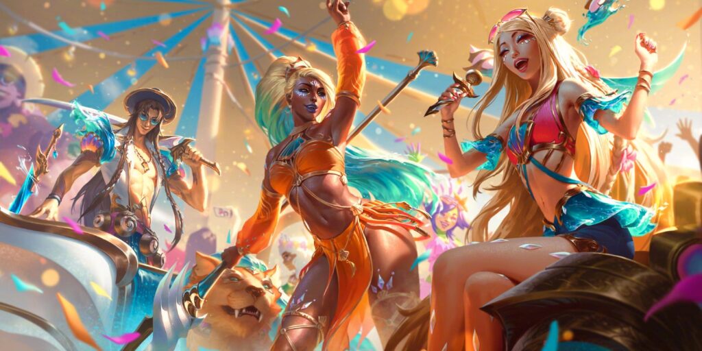 League of Legends comienza el verano con nuevas máscaras de canciones del océano