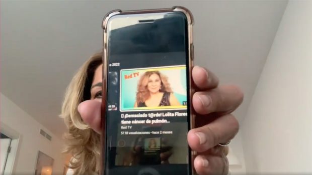 Lolita Flores hablando / Instagram