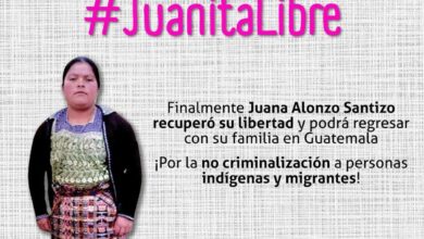 Liberan a Juana Alonzo, guatemalteca indígena que estuvo más de 7 años en prisión injustamente