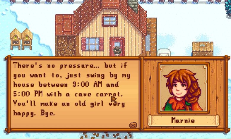 Lo que le gusta a Marnie en Stardew Valley (Guía de amistad)