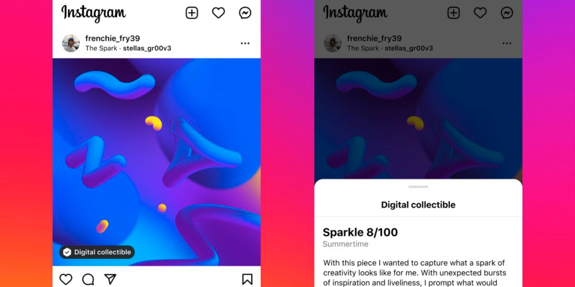 Los NFT de Instagram llegarán esta semana, así es como se verán