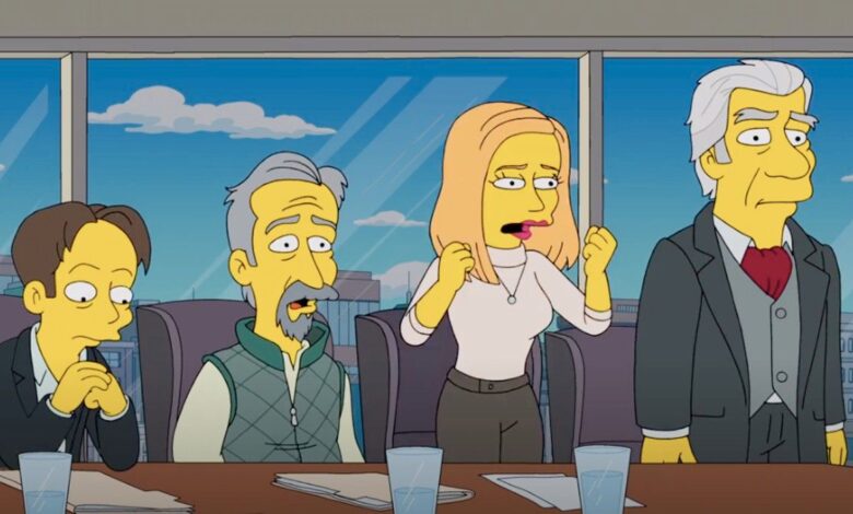 Los Simpson ignoraron su parodia de la sucesión perfecta