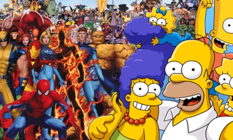 Los Simpson les dieron a tus personajes favoritos los poderes perfectos de Marvel de corte profundo