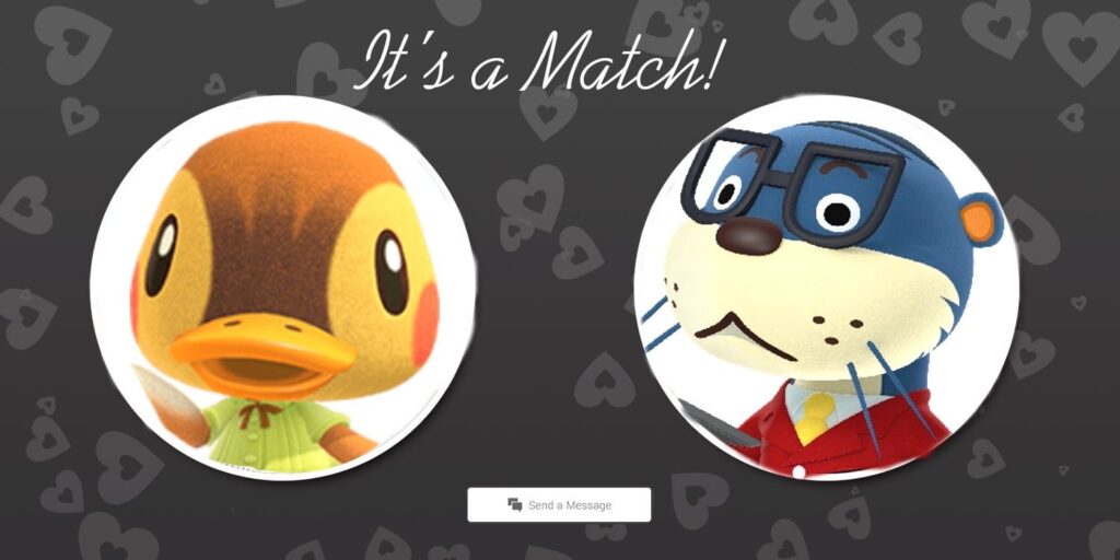 Los aldeanos de Animal Crossing obtienen perfiles precisos de Tinder gracias a Fan