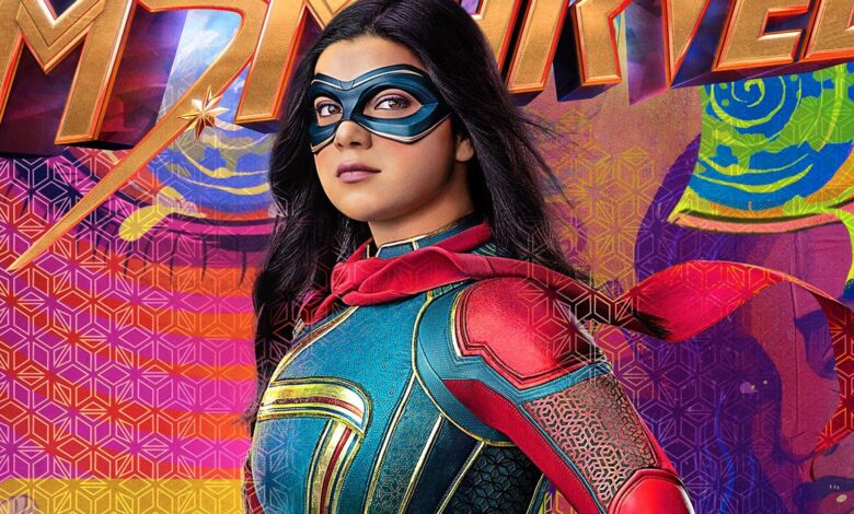 Los carteles de los personajes de Ms. Marvel revelan una mirada colorida al elenco completo