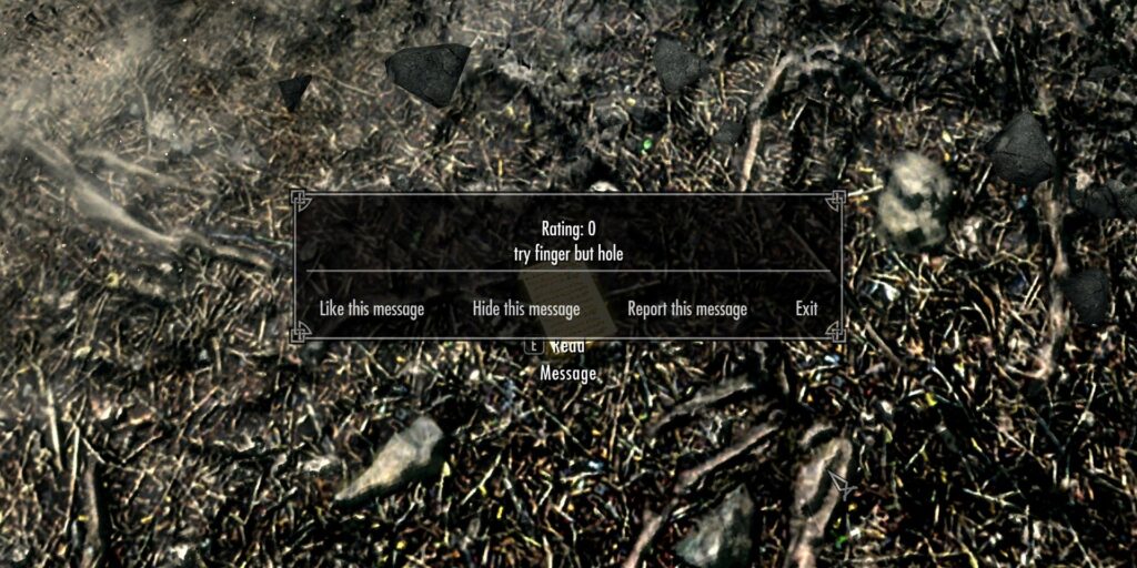 Los mensajes de Elden Ring-Style llegan a Skyrim a través de Mod