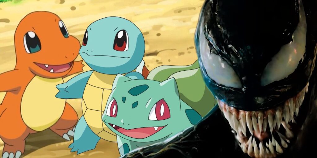 Los principiantes de Pokémon se infectan con Venom Symbiote en un arte inquietante