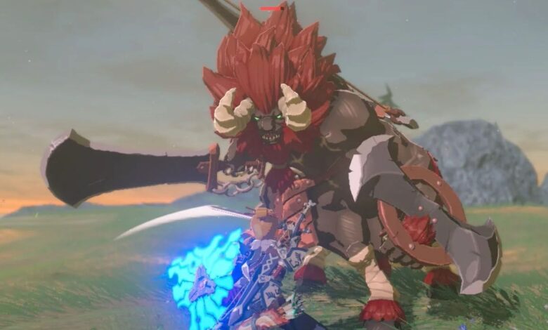 Lynel Encounter de BOTW Player muestra que son más inteligentes de lo que pensabas