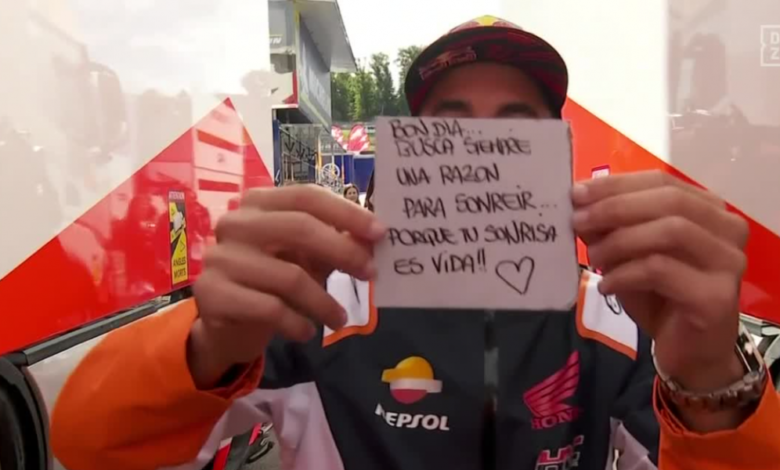 Marc Márquez deja una nota