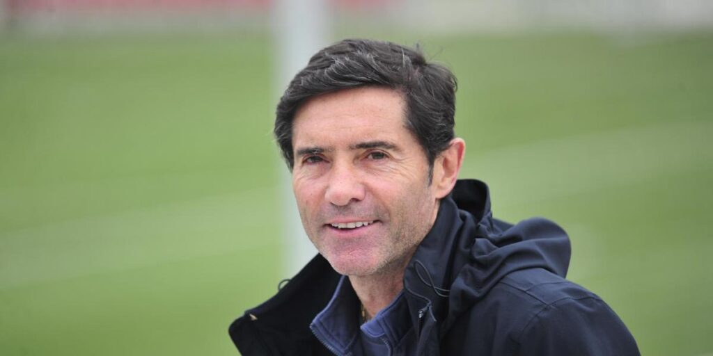 Marcelino hace balance de la Liga del Athletic en San Mamés