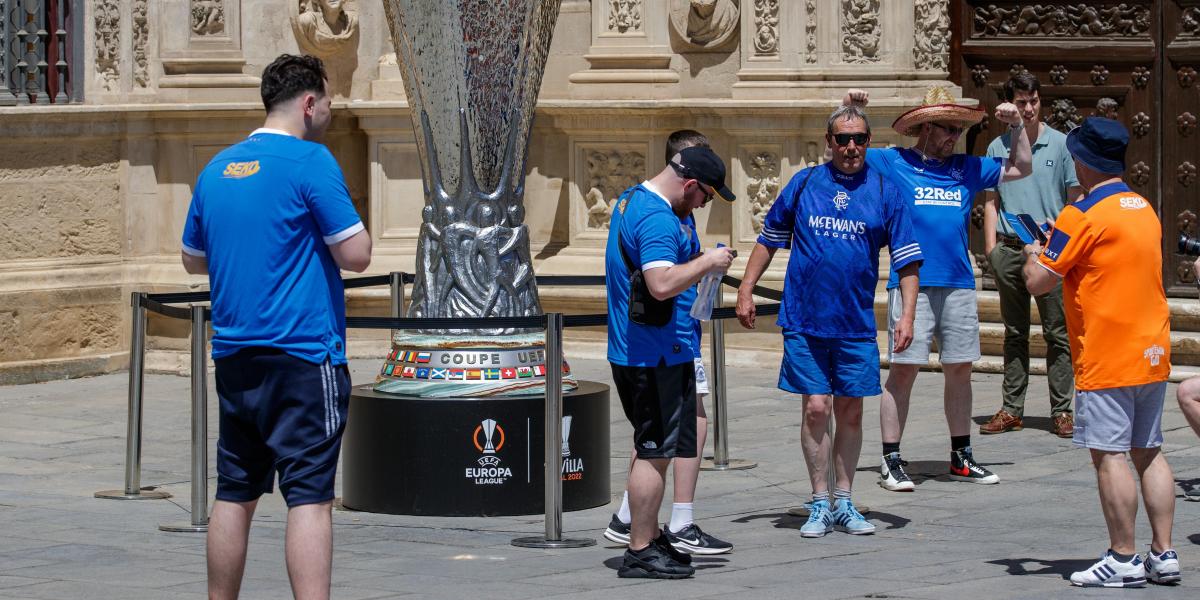 Mas de 50 cámaras en la producción de la final de la UEFA Europa League de Sevilla