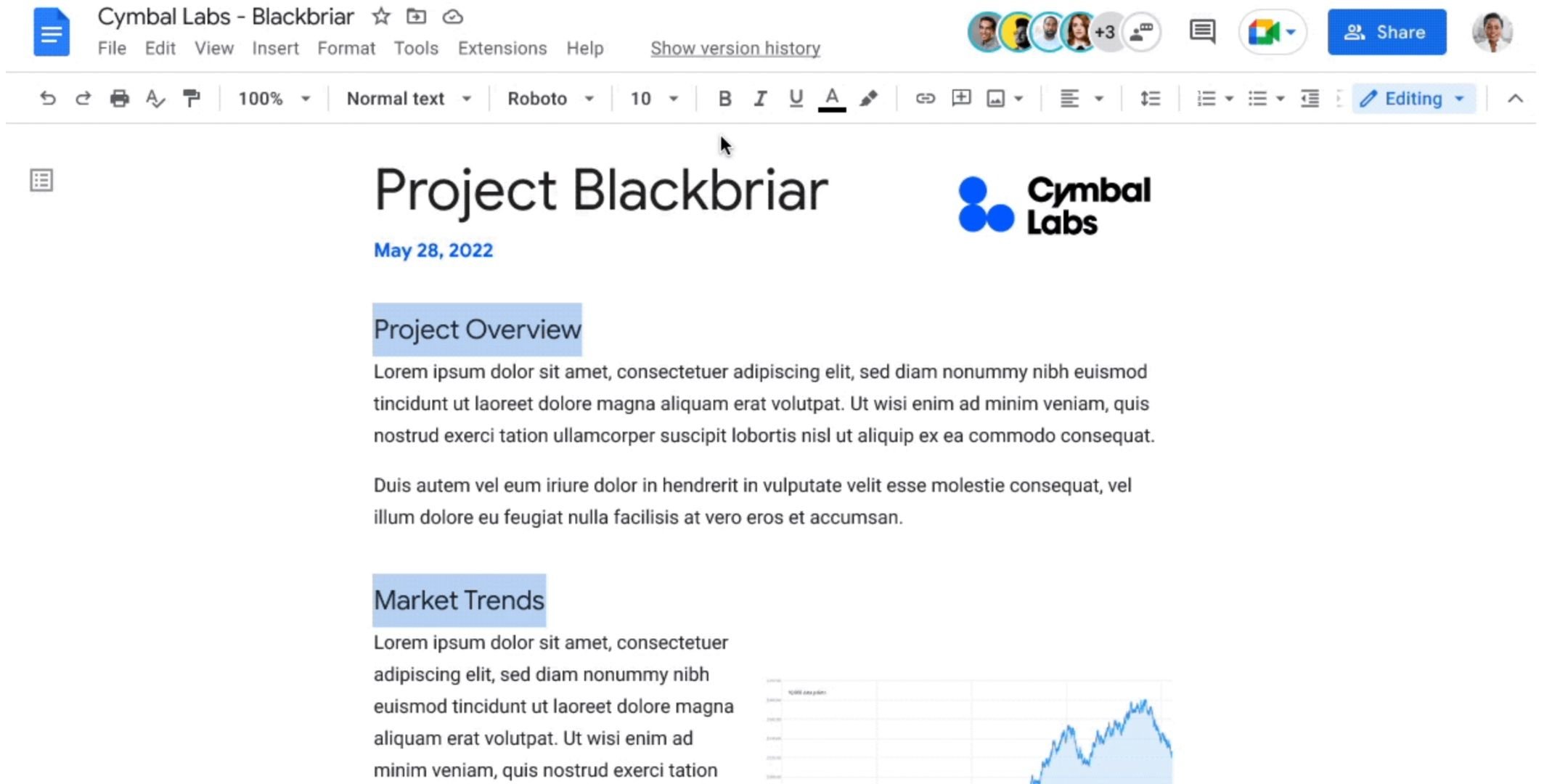 Múltiples selecciones de texto en Google Docs es un cambio de juego de formato