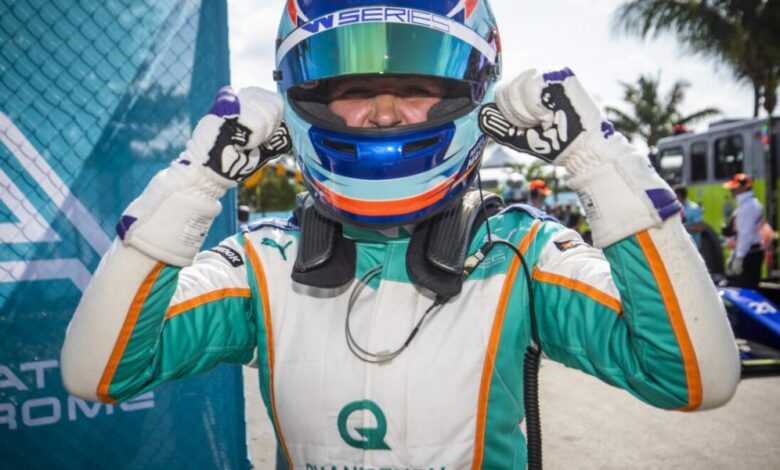 Nerea Martí logra en Miami su primera 'pole' en las W-Series
