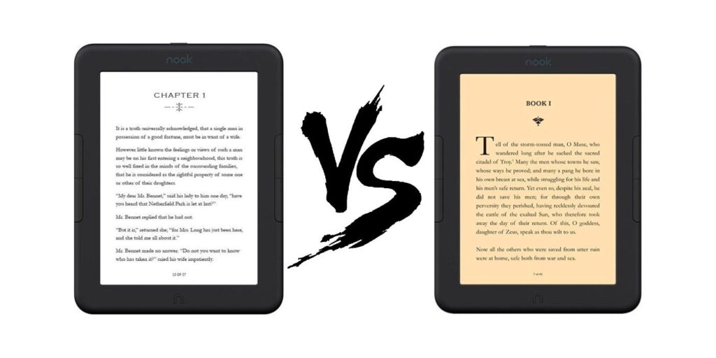 Nook GlowLight 4e vs. Rincón 4: ¿Qué lector electrónico barato debería comprar?
