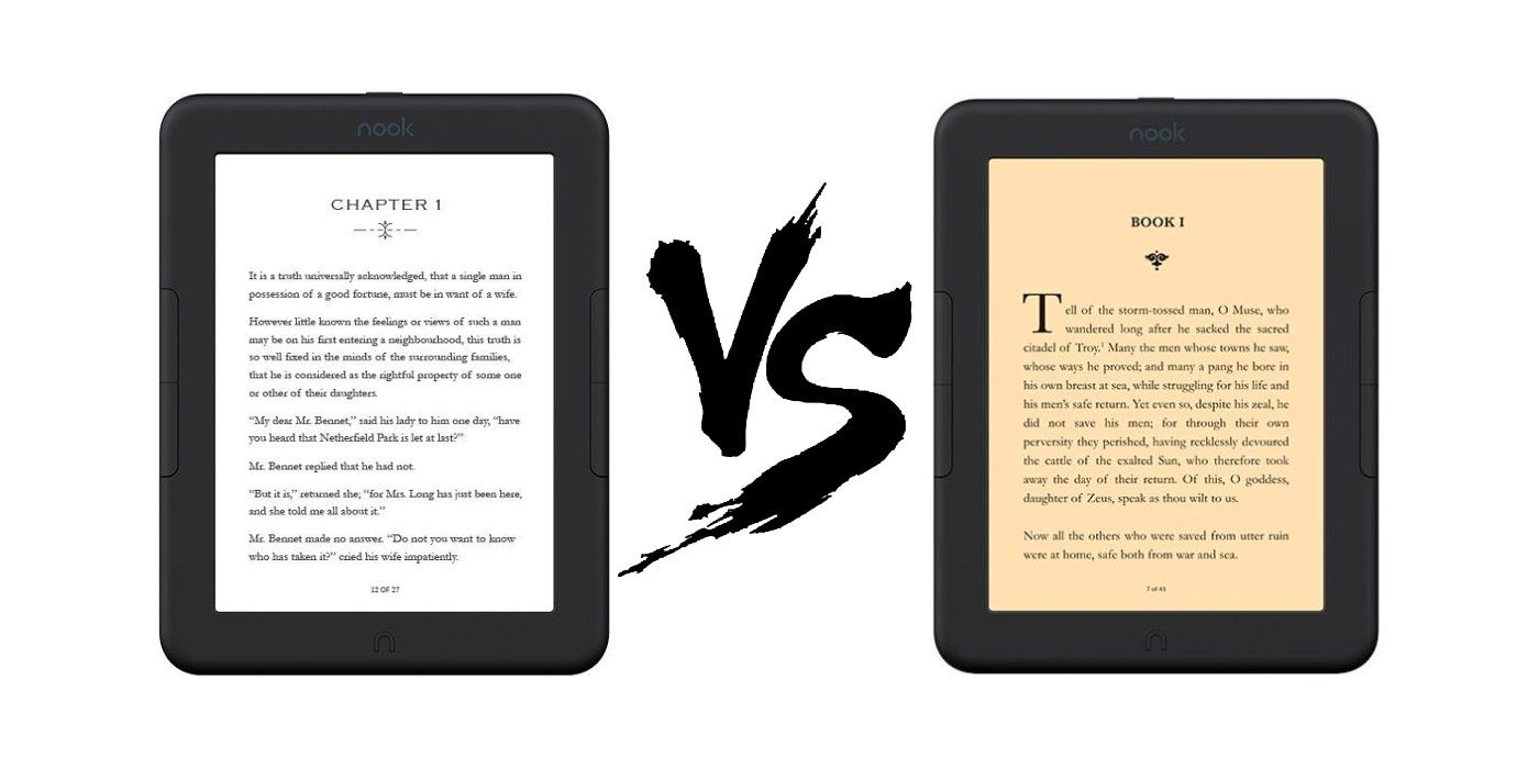 Nook GlowLight 4e vs.  Rincón 4: ¿Qué lector electrónico barato debería comprar?