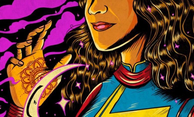 Nuevo póster de Ms. Marvel celebra la cultura musulmana con el saludo de Eid Mubarak