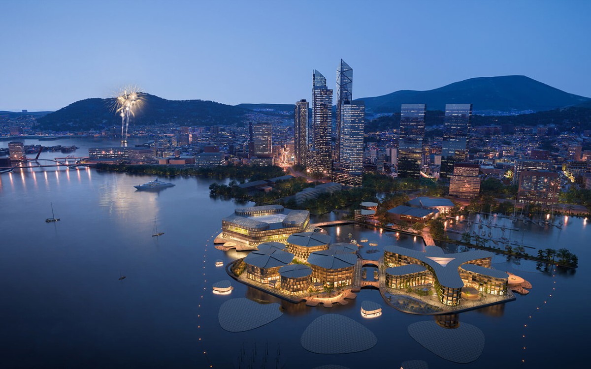 OCEANIX Busan: prototipo de la primera ciudad flotante del mundo