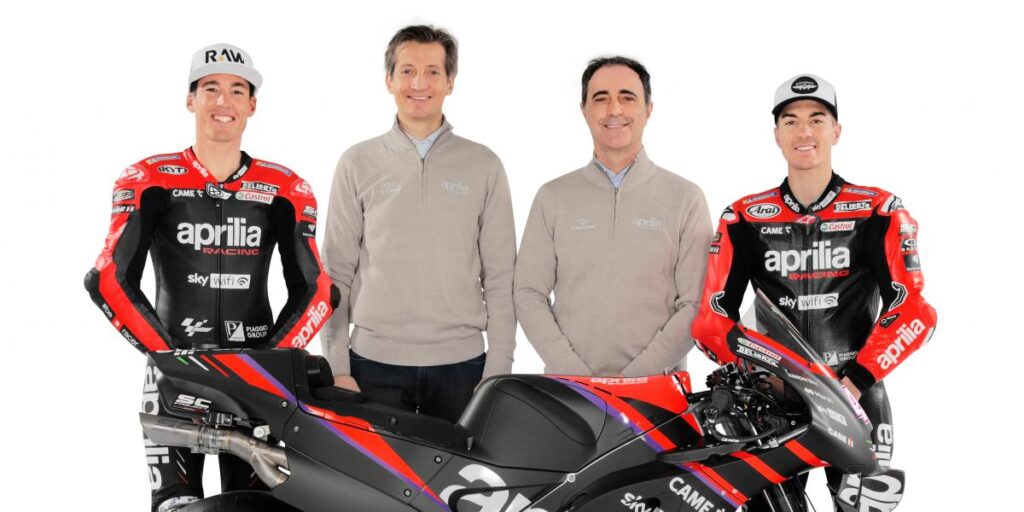 Oficial: Aprilia renueva a Espargaró y Viñales hasta 2024