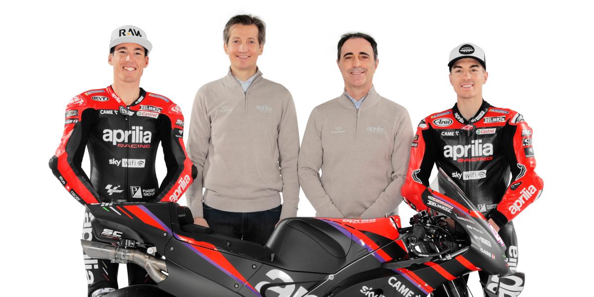 Oficial: Aprilia renueva a Espargaró y Viñales hasta 2024