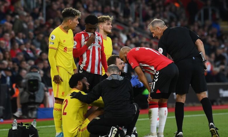 Otra lesión en el Liverpool