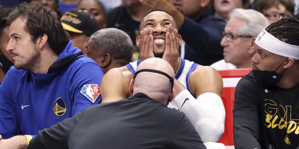 Otto Porter Jr. se retira lesionado del tercer partido entre Warriors y Mavs