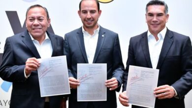PRI denuncia a Sheinbaum, Ebrard y Adán Augusto por campaña anticipada