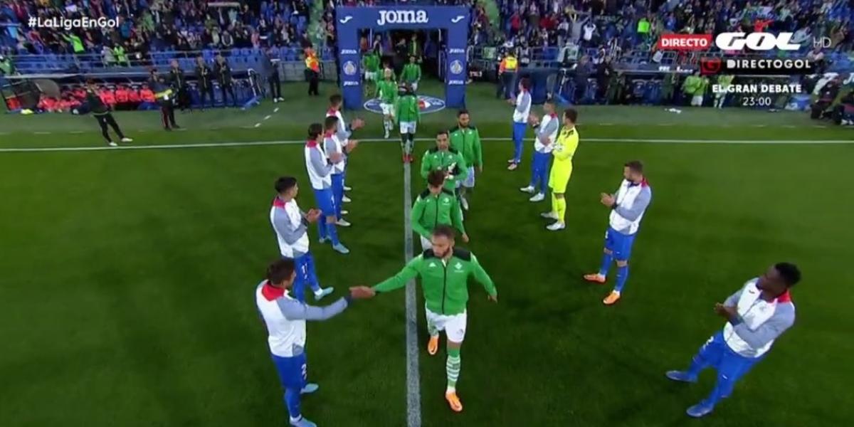 Pasillo y pitos al Betis en el Coliseum