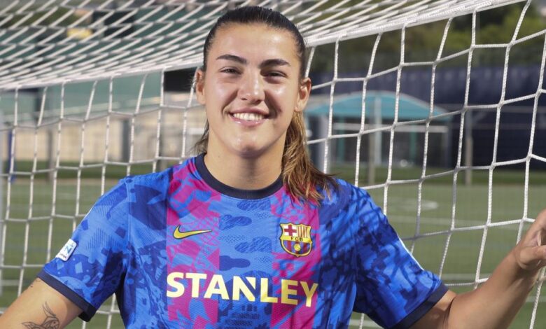 Patri, una pionera en La Masia
