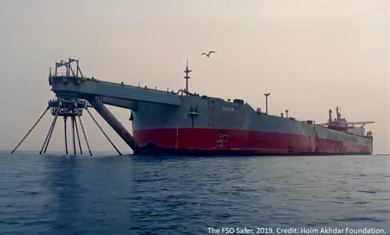 Peligro en el Mar Rojo; un buque podría derramar más de un millón de barriles de petróleo