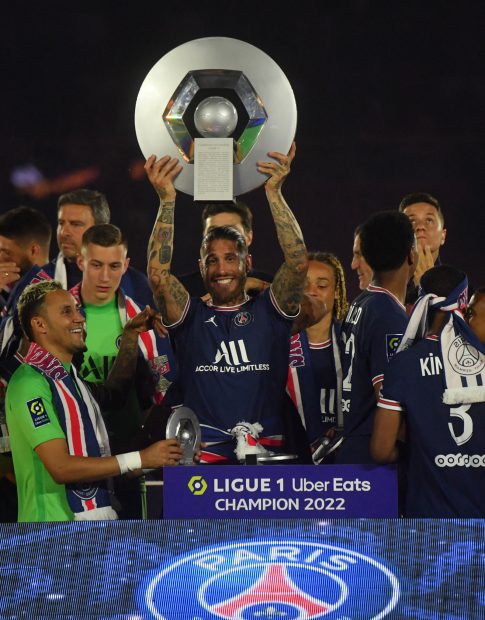 Sergio Ramos celebrando la victoria / Gtres