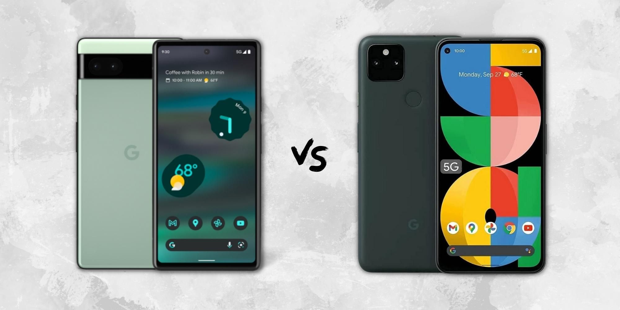 Pixel 6a vs.  Pixel 5a: novedades del último teléfono asequible de Google