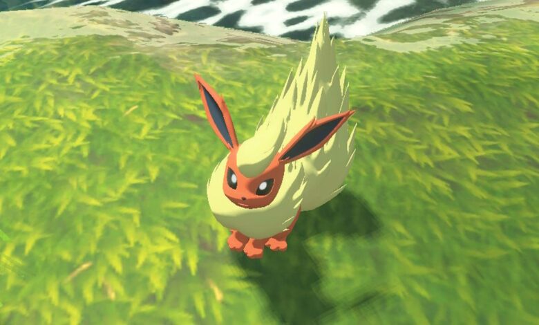 Pokémon Legends: Arceus - Dónde encontrar (y atrapar) a Flareon