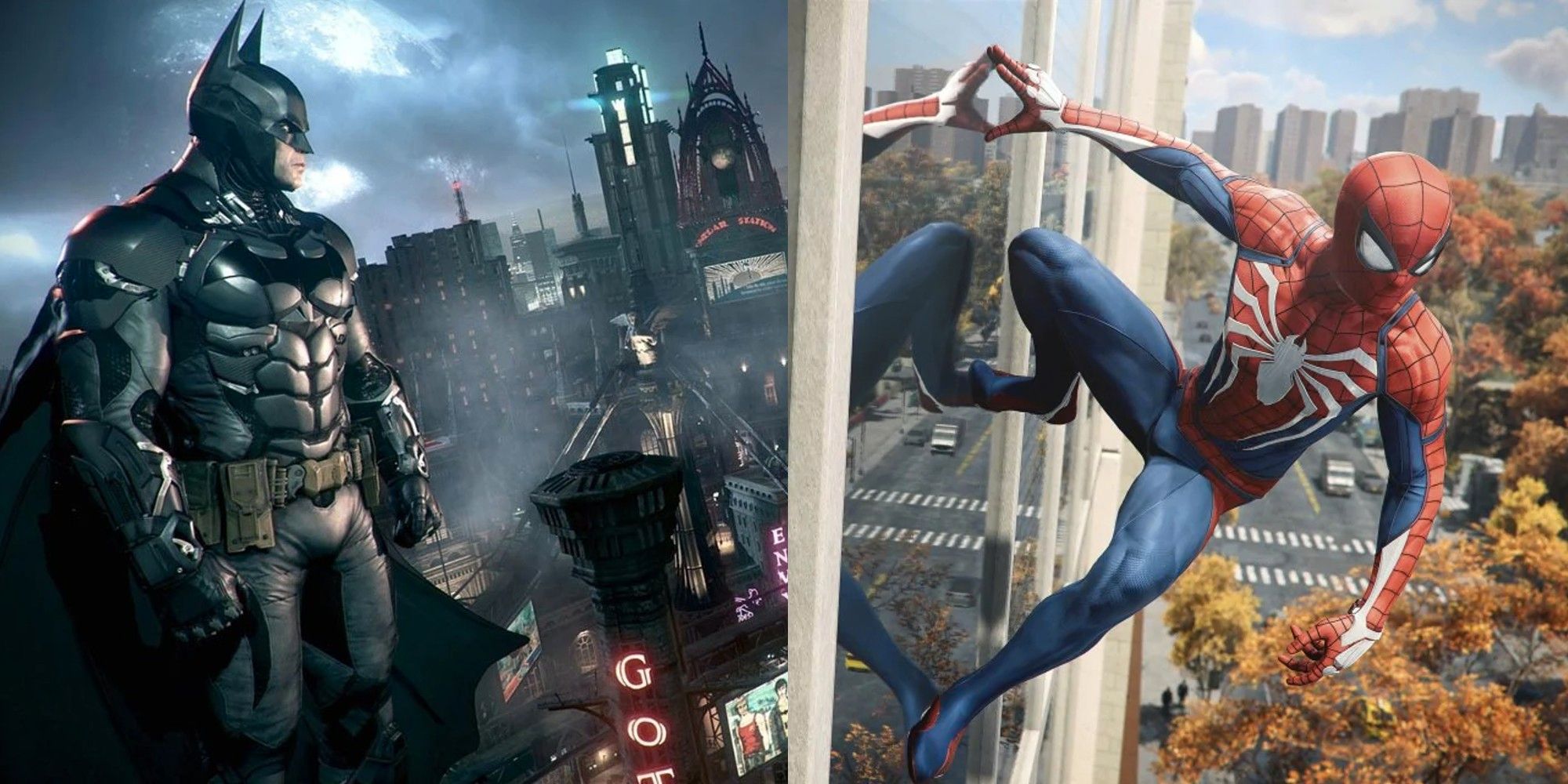 Por qué los juegos de Batman nunca tendrán la libertad que tiene Spider-Man  – La Neta Neta