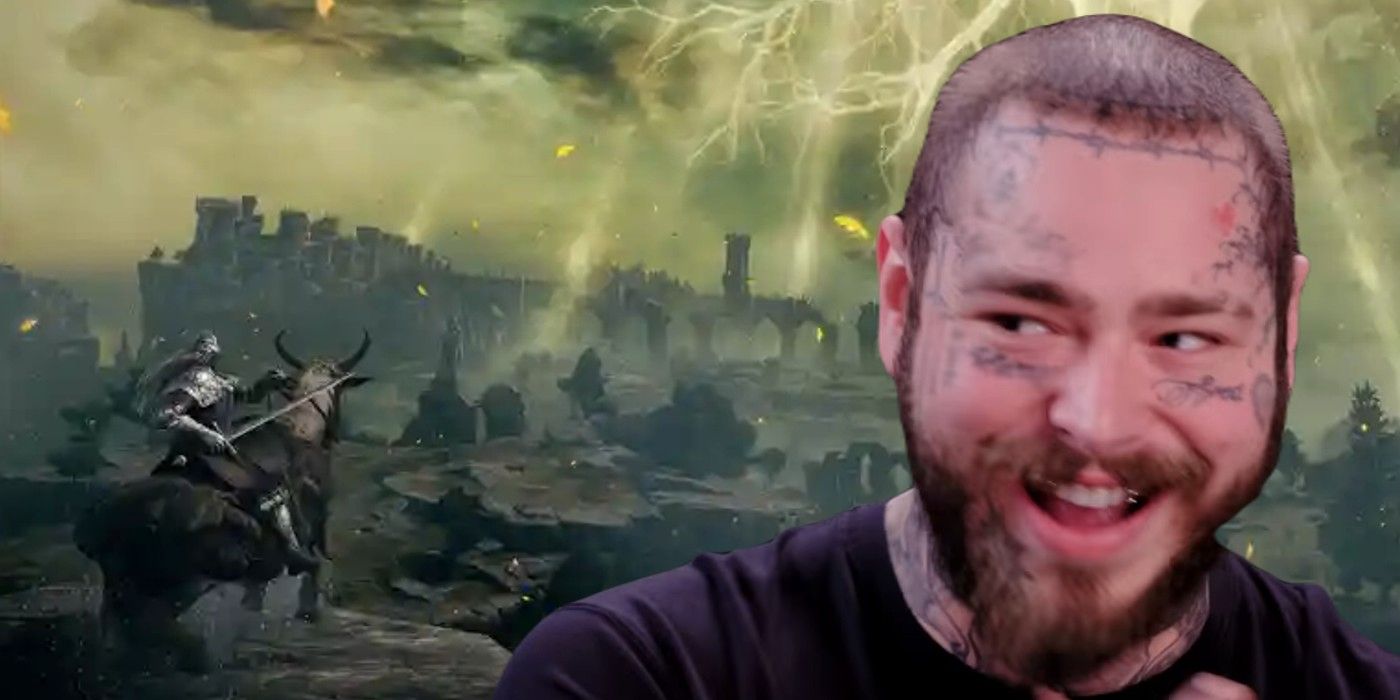 Post Malone solo puede tocar Elden Ring con la música apagada