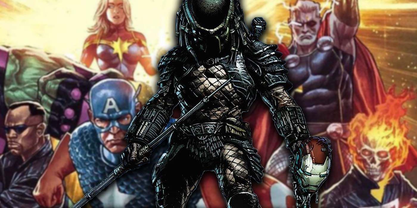Predator hace su debut en Marvel al enfrentarse a Thor, Hulk, Spidey y más