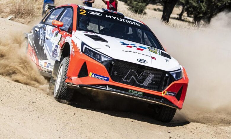 Primer triunfo en tierra para Pepe López con el Hyundai i20 N Rally2