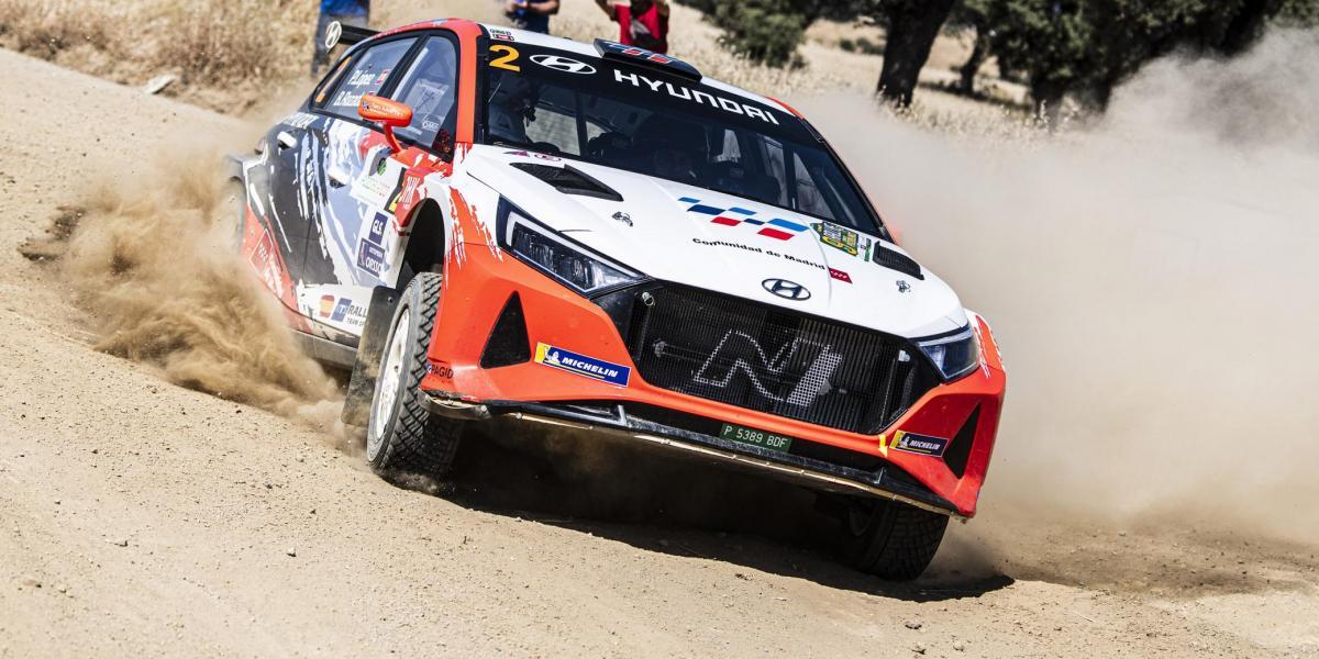 Primer triunfo en tierra para Pepe López con el Hyundai i20 N Rally2