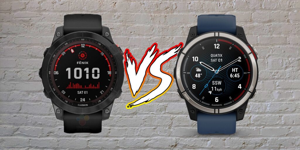 Quatix 7 vs. Fenix 7: ¿Qué reloj inteligente de Garmin es mejor?