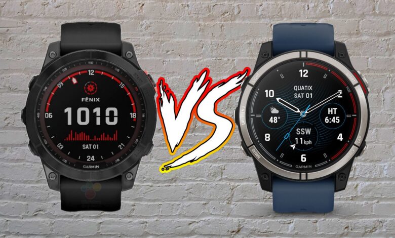 Quatix 7 vs.  Fenix ​​7: ¿Qué reloj inteligente de Garmin es mejor?