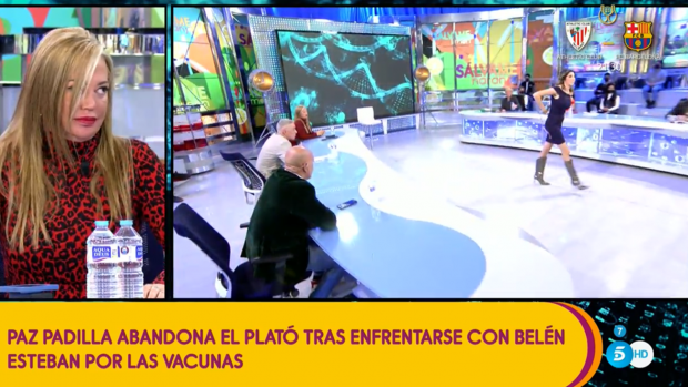 Paz Padilla abandona el plató de 'Sálvame' / Telecinco
