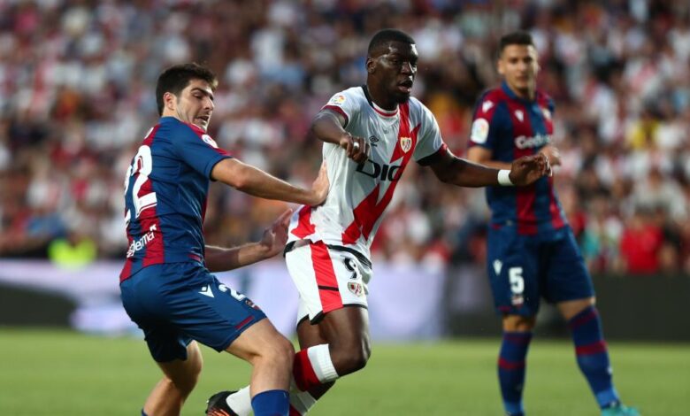 Rayo Vallecano-Levante, en imágenes