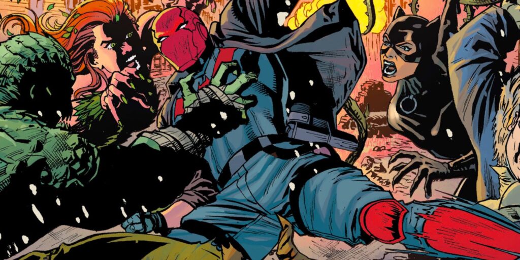 Red Hood se enfrenta a todos los villanos de Gotham mientras finalmente paga por sus crímenes