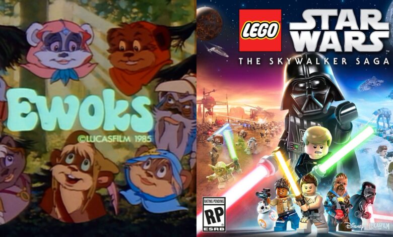 Referencias de LEGO Star Wars El espectáculo animado de Ewoks que quieres olvidar