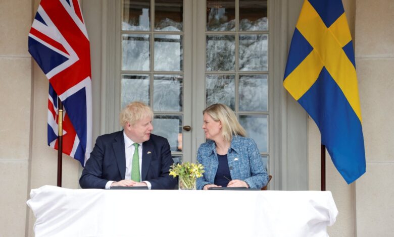 Reino Unido defenderá a Suecia y Finlandia en caso de ataque