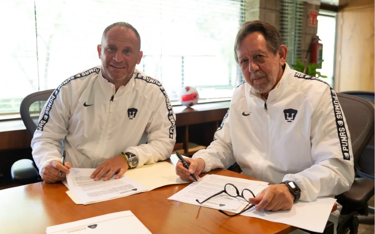 Renueva contrato Andrés Lillini con Pumas | Tuit