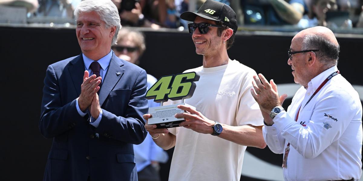 Retirado el mítico 46 de Valentino Rossi