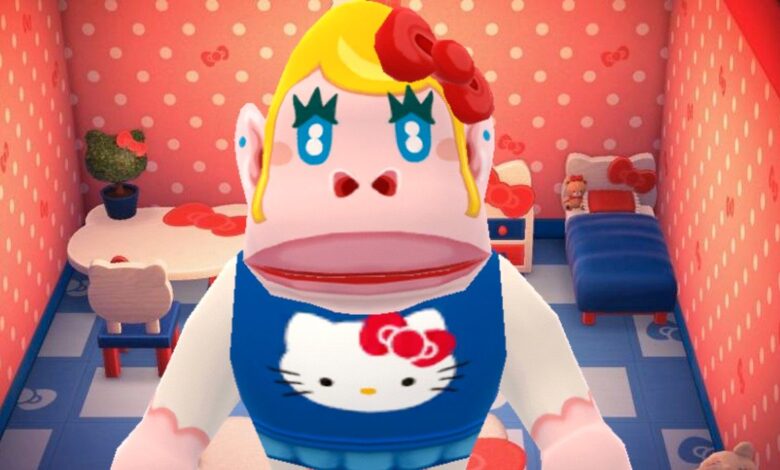 Rilla de Animal Crossing es diferente de cualquier otro gorila en ACNH