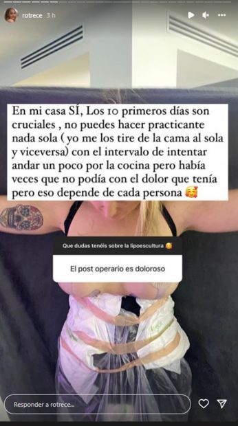 Storie de Rocío Flores / Instagram