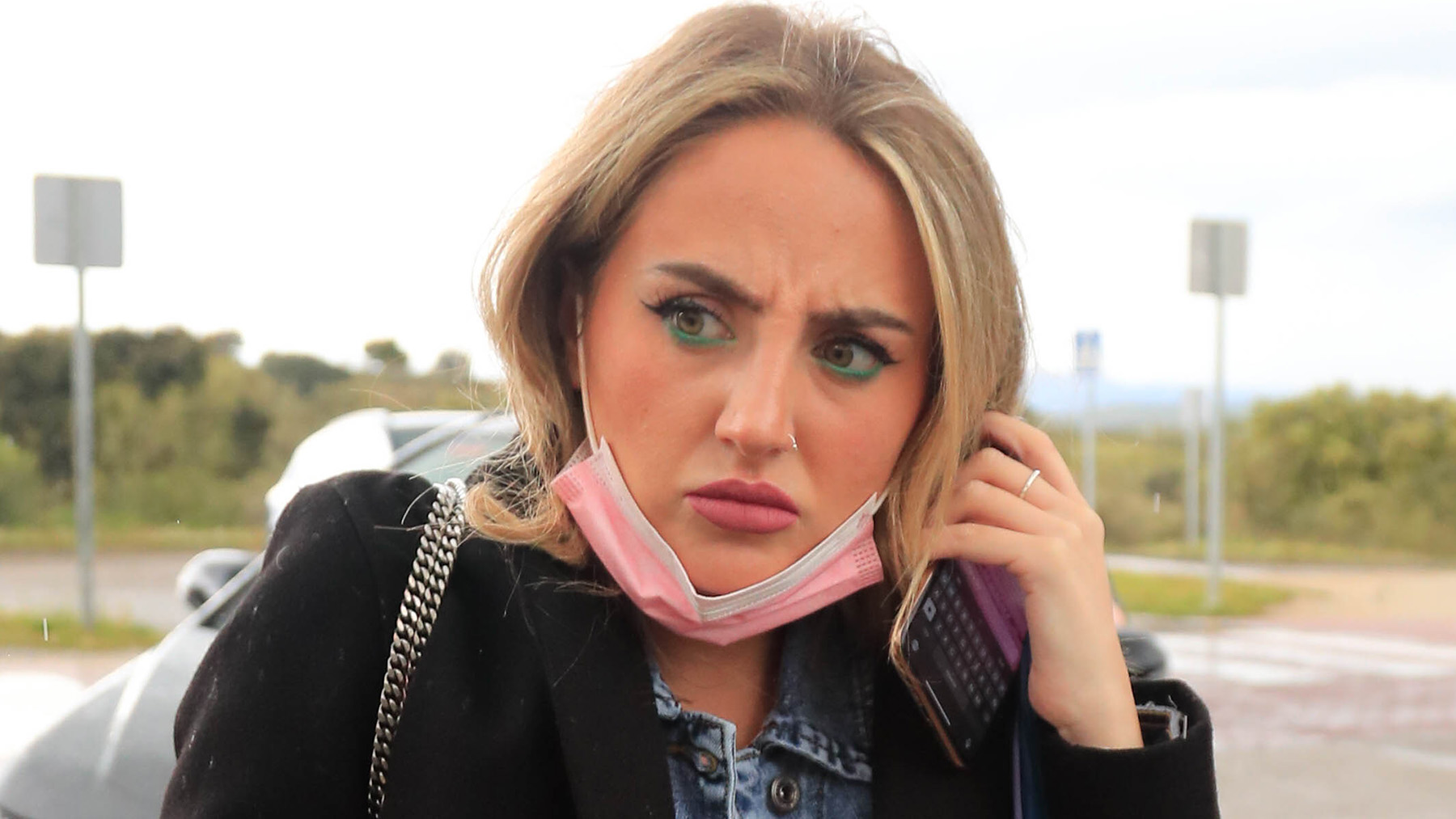 Rocío Flores con mascarilla / Gtres