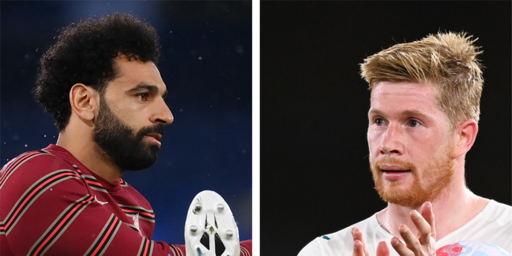 Salah y De Bruyne, nominados a Jugador del Año de la Premier